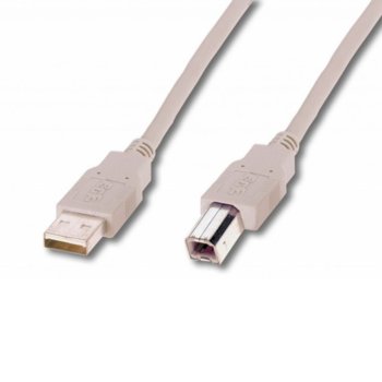 ASSMANN USB A(м) към USB B(м) 3m AK-300102-030-E