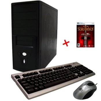 Настолен компютър PC "Home" +подарък игра Age Of Conan, дву-ядрен AMD Athlon II™ X2 3.0GHz, 2GB RAM, 640GB HDD, DVDRW, клавиатура & мишка, 2г. гаранция | JAR Computers PC "Home" +подарък игра Age Of Conan