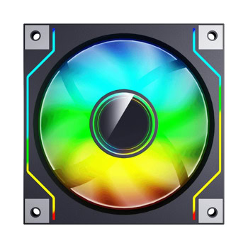 Вентилатор 120mm, Darkflash DM20 A-RGB, 3-pin, 1600rpm, черен | JAR Computers Вентилатор Darkflash DM20 A-RGB 120mm