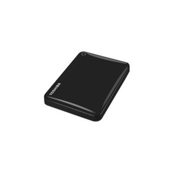 Твърд диск 1TB Toshiba Canvio Alu Black (черен), външен, 2.5" (6.35 см), USB 3.0 | JAR Computers Toshiba Canvio Alu 1TB Black