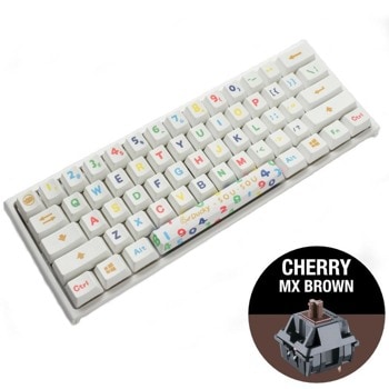 Ducky SOU SOU One 2 Mini White RGB Cherry MX Brown