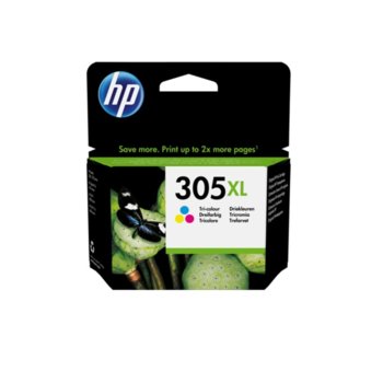 Глава за HP DeskJet All in One Printers, Tri-color, 3YM63AE - HP 305XL High Yield, 200 брой копия image