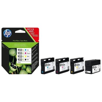 HP 932XL (C2P42AE) 4 Pack