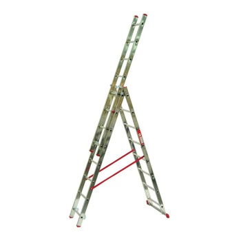 Стълба VALVNOS, алуминиева, 4.1м | JAR Computers Стълба VALVNOS алуминиева 4.1м