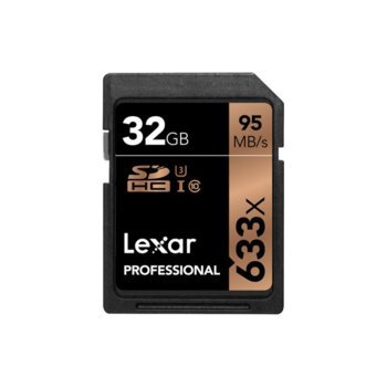 Lexar 32GB SDHC Professional 633x UHS-I