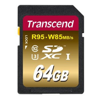64GB SDXC Transcend TS64GSDU3X