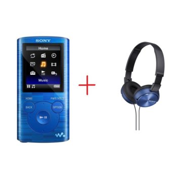 MP3 плейър Sony NWZ-E384, 8GB, 1.77