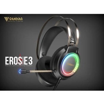 Gamdias Gaming Heaphones - EROS E3 RGB - 50mm