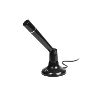 Mикрофон Tracer Flex, настолен, 100-10kHz, 58 db, 3.5мм жак, 1,8 м кабел, черен | JAR Computers Tracer Flex TRAMIC45107