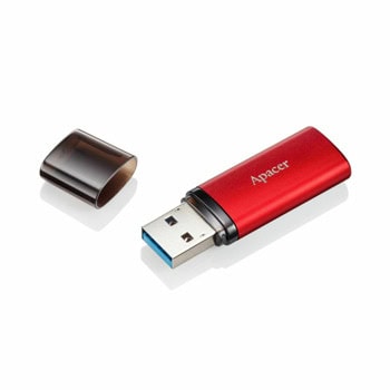Памет 256GB USB Flash Drive, Apacer AH25B, USB 3.2, червена | JAR Computers Apacer USB 3.2 AH25B 256GB Red AP256GAH25BR-1