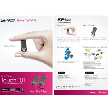 4GB USB  Silicon Powe, Touch T01