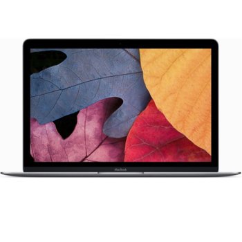 Лаптоп Apple MacBook (Z0SK00031/BG)(астро сиво), дву-ядрен Skylake Intel Core m3-6Y30 0.9/2.2GHz, 12.0" (30.48 cm) IPS Retina Display, 8GB, 256GB SSD, USB 3.1 (Type-C), OS X El Capitan, 0.92kg | JAR Computers Apple MacBook (Z0SK00031/BG)