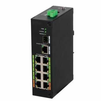 Суич Dahua LR2110-8ET-120, 100 Mbps, 8x 10/100 Mbps, 1x SFP | JAR Computers Dahua LR2110-8ET-120 8xFE