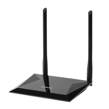 Рутер Edimax BR-6428NS v5, 300 Mbps, 2.4GHz(300 Mbps), Wireless N, 4x 10/100Mbps LAN, 1x 10/100Mbps WAN, 2x външни | JAR Computers Безжичен рутер EDIMAX BR-6428NS v5, 4 в 1, 300Mbps