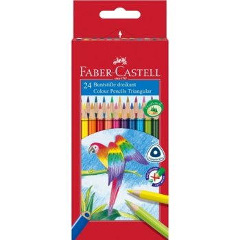 Цветен молив Faber-Castell Triangular 24 цвята