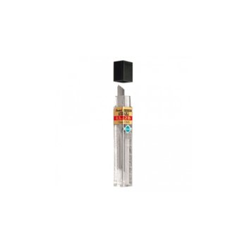 Графит Pentel Hi-Polymer за автоматичен молив, 2B, дебелина на линията 0.5 mm, сив, 12бр. в опаковка | JAR Computers Pentel Hi-Polymer 2B