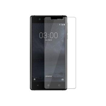 Протектор от закалено стъкло /Tempered Glass/ DeTech за Nokia 3.1 Plus, 0.3mm | JAR Computers Стъклен протектор DeTech за Nokia 3.1 Plus 0.3mm