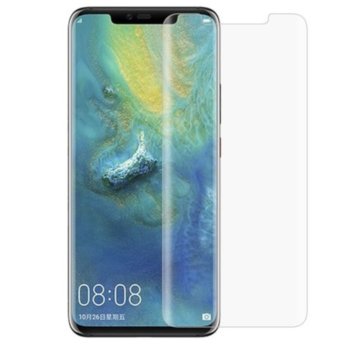 Протектор от закалено стъкло /Tempered Glass/ PET за Huawei Mate 20 Pro, силиконов | JAR Computers Силиконов 3D протектор PET Huawei Mate 20 Pro 0110