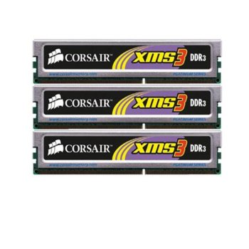 3x2GB DDR3 1333MHz Corsair TR3X6G1333C7