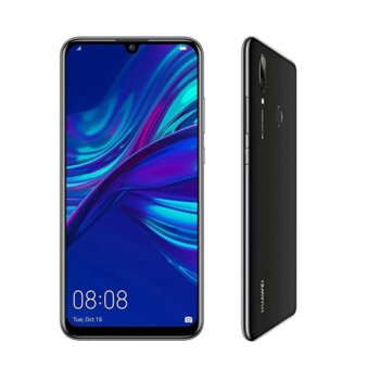 Huawei P Smart 2019, Midnight Black + Silicon Prot