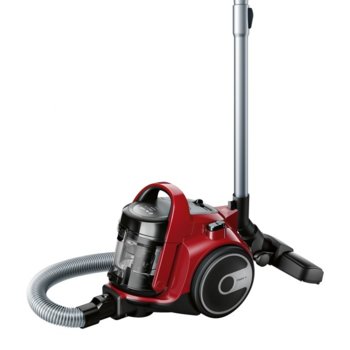 Прахосмукачка Bosch BGC05AAA2, без торба, 700 W, 1.5 л. капацитет на контейнера, енергиен клас A, PureAir филтър, EasyClean технология, червена | JAR Computers Bosch BGC05AAA2 700 W 1.5 L 78 dB(A)