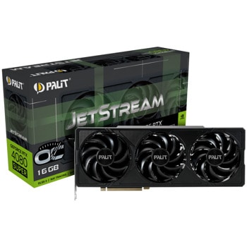 Видео карта Nvidia GF RTX 4080 Super, 16GB, Palit JetStream OC, PCI-E 4.0, GDDR6X, 256-bit, DisplayPort, HDMI | JAR Computers Palit GF RTX 4080 SUPER JetStream OC NED408SS19T2