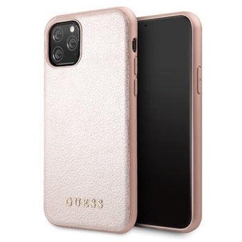 Guess Iridescent Leather iPhone 11 Pro pink
