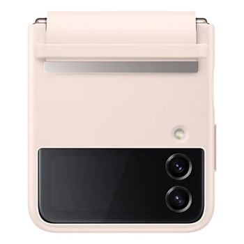 Samsung Flip4 Flap Leather Cover Peach EF-VF721LPE