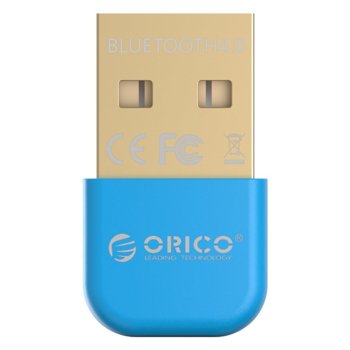 Адаптер Orico BTA-403-BL, Bluetooth 4.0, до 3Mbps, обхват до 20м, син image