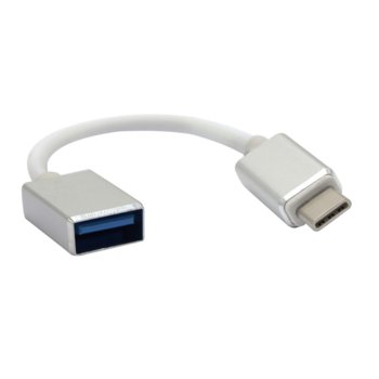 Кабел VCom OTG CU404-0.2m, от USB 2.0 A(ж) към USB 3.1 Type C(м) | JAR Computers VCom OTG CU404-0.2m