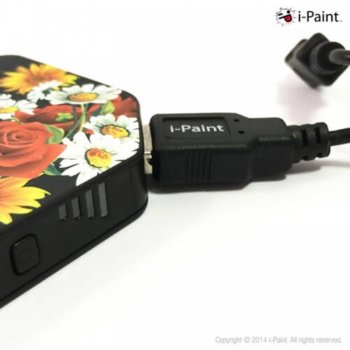 iPaint Black Flower Power Bank 3000 mAh 550104
