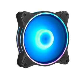 Вентилатор 120mm, Chieftec ZF-1225RGB, 4-pin, 1600rpm, черен | JAR Computers Chieftec ZF-1225RGB