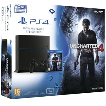 PlayStation 4 + Uncharted 4: A Thiefs End