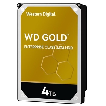 Твърд диск 4TB, Western Digital Gold Datacenter, SATA 6Gb/s, 7200 rpm, 3.5"(8.89cm) | JAR Computers Western 4TB Gold Datacenter