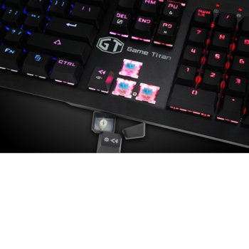 Геймърска клавиатура Delux KM08 с RGB подсветка