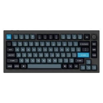 Клавиатура Keychron Q1 Pro QMK/VIA Wireless, жична/безжична, механична, Keychron K Pro Brown суич, гейминг, RGB подсветка, черна, Bluetooth, USB | JAR Computers Keychron Q1P-M3