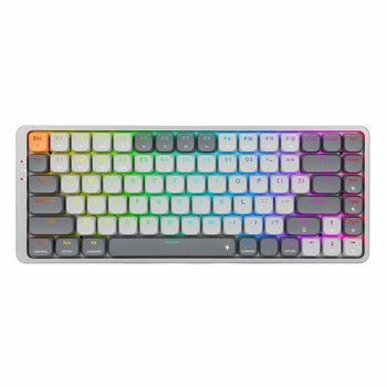 Клавиатура Redragon K652GG-RGB-PRO. безжична/жична, механична, Redragon Low-Profile Azure Red суич, гейминг, RGB подсветка, черна, USB, Bluetooth | JAR Computers Redragon К652GG Red Switch K652GG-RGB-PRO