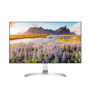 Монитор LG 27MP89HM-S, 27" (68.58 cm) IPS панел, Full HD, 5ms, 5 000 000:1, 250 cd/m2, HDMI, VGA, AUX | JAR Computers LG 27MP89HM-S