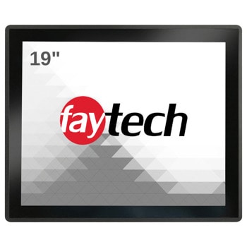 Индустриален монитор Faytech 1010502313 FT19TMCAPOB, 19" (48.26 cm) SXGA Capacitive multi-touch панел, HDMI, DisplayPort, VGA | JAR Computers Faytech 1010502313 FT19TMCAPOB