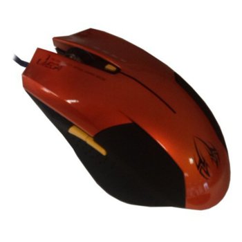 Мишка Omega 6D OPT GAMING, оптична, 2400 DPI, USB, оранжева | JAR Computers Omega 6D OPT GAMING