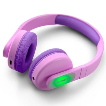 Слушалки Philips TAK4206PK/00, безжични, Bluetooth, 32mm драйвери, розови | JAR Computers Philips TAK4206PK/00