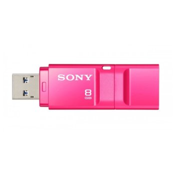 8GB USB Flash, Sony Мicrovault, розов, USB 3.0