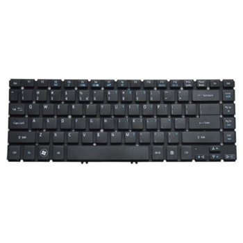 Клавиатура за лаптоп Acer, съвместима със серия Aspire V5-471 V5-431 M5-481, без рамка, черна, US/UK | JAR Computers Клавиатура за Aspire V5-471 V5-431 M5-481 US/UK