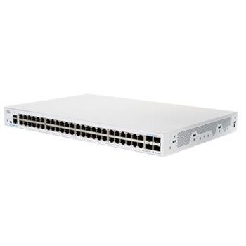Суич Cisco CBS350-48P-4G-EU, 48 порта, 48x 10/100/1000 Mbps, 48x PoE+, 4x SFP | JAR Computers Cisco CBS350-48P-4G-EU