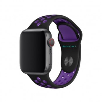 Apple Watch 40mm Black/Hyper Grape Nike Sport Band