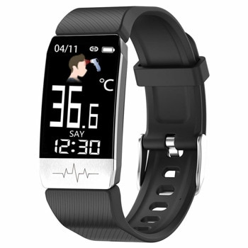 Смарт гривна T1S, 1.14" (2.89cm) цветен IPS дисплей, Bluetooth 4.0, водоустойчив IP67, 130mAh батерия, Android, IOS, различни цветове | JAR Computers T1S 73082