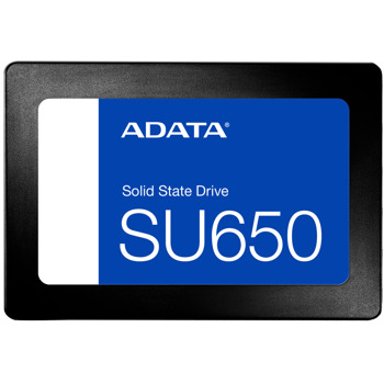 Памет SSD 240GB A-Data SU650, SATA 6Gb/s, 2.5"(6.35 cm), скорост на четене 520MB/s, скорост на запис 450MB/s image