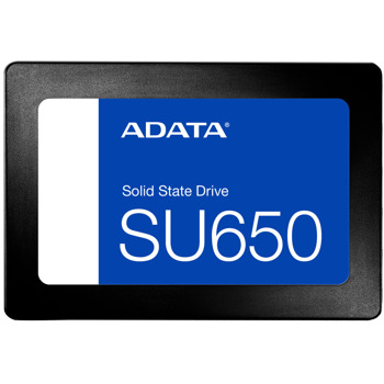 Памет SSD 240GB A-Data Ultimate SU650, SATA 6Gb/s, 2.5"(6.35 cm), скорост на четене 520MB/s, скорост на запис 450MB/s | JAR Computers ADATA SSD SU650 240GB