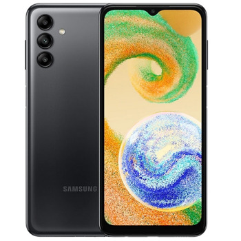 Смартфон Samsung SM-A047 Galaxy A04s (черен), поддържа 2 sim карти, 6.5" (16.51 cm) PLS 90 Hz дисплей, осемядрен Exynos 850 2.0 GHz, 3GB RAM, 32GB Flash памет, 50.0 + 2.0 + 2.0 & 5.0 MPix камера, Android, 195 g image
