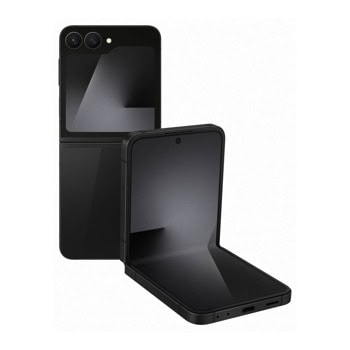 Смартфон Samsung Galaxy Z Flip7 FE (черен), поддържа 2 SIM карти, 6.7" (17.01cm) FHD+ Dynamic AMOLED 2X 120Hz дисплей, десетядрен Exynos 2400 3.2 GHz, 8GB RAM, 256GB Flash памет, 50 + 12 & 10 Mpix камери, Android | JAR Computers Samsung Galaxy Z Flip7 FE 8GB/256GB Black